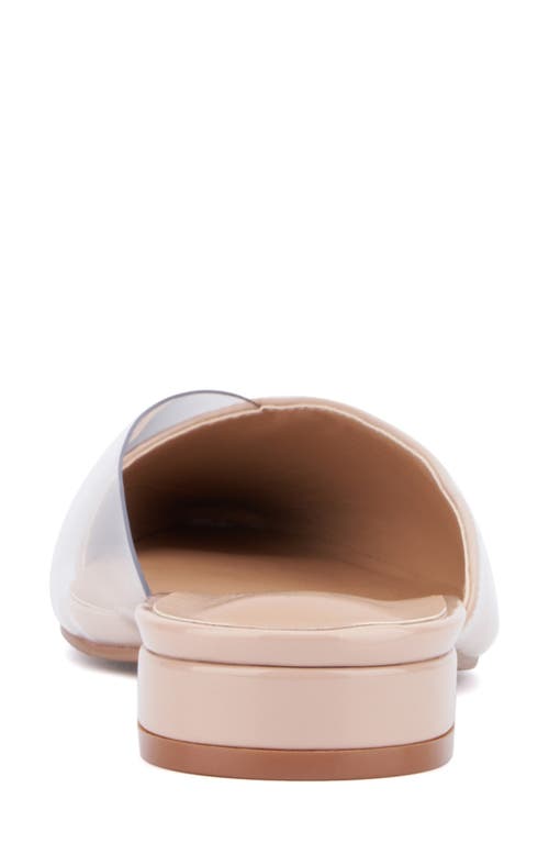 Torgeis Jaina Pointed Toe Mule In Beige