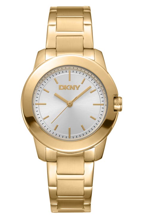 Three Hand Quartz Bracelet Watch, 32mm