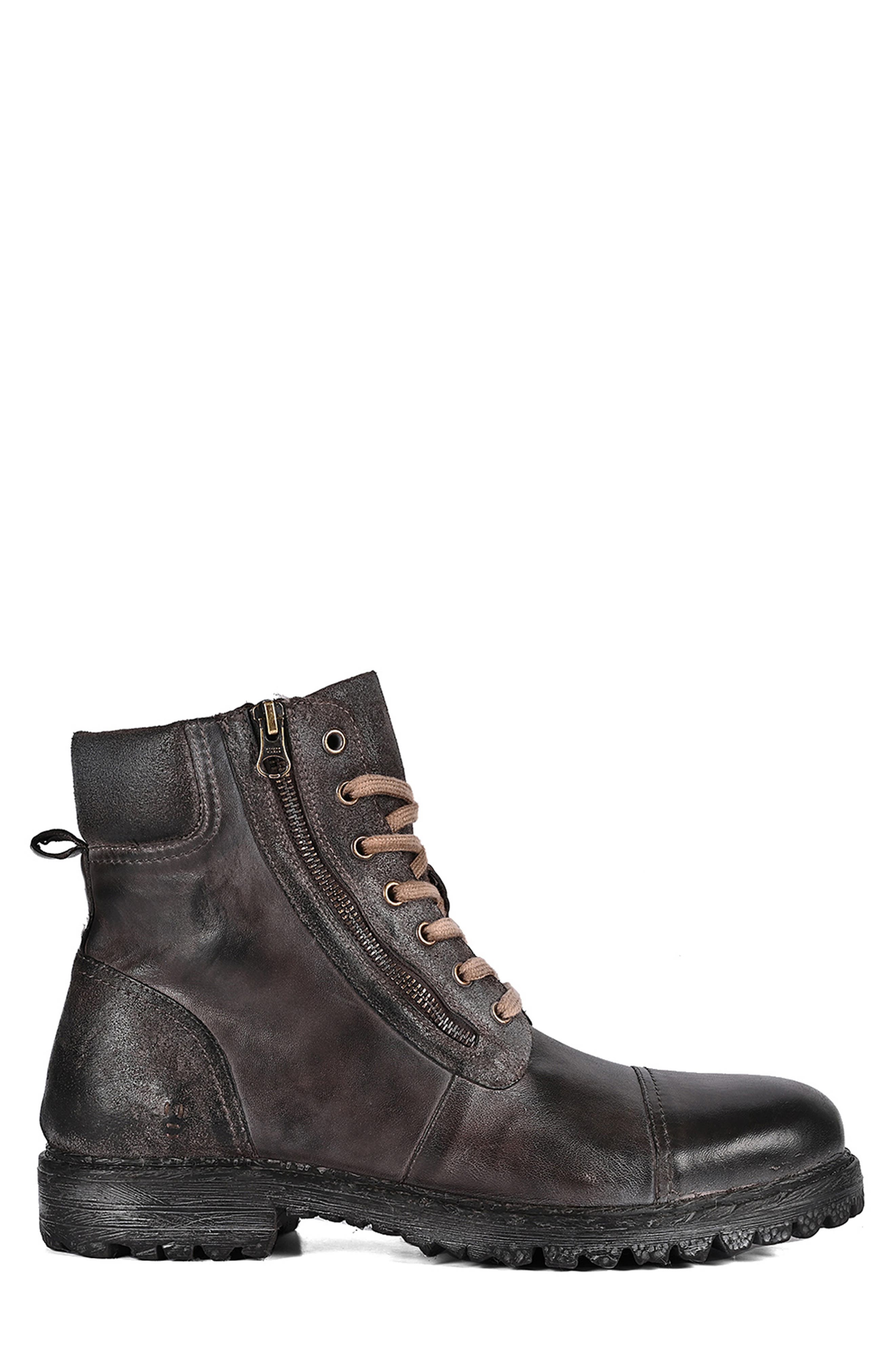 ROAN Lowell Combat Boot, Alternate, color, Black