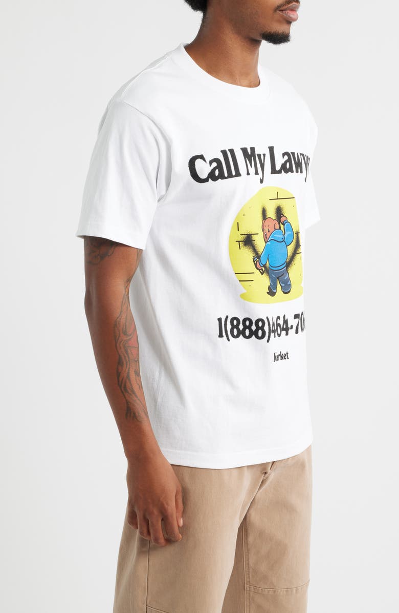 MARKET SMILEY<sup>®</sup> Cally My Lawyer Bear Graphic T-Shirt, Alternate, color, White