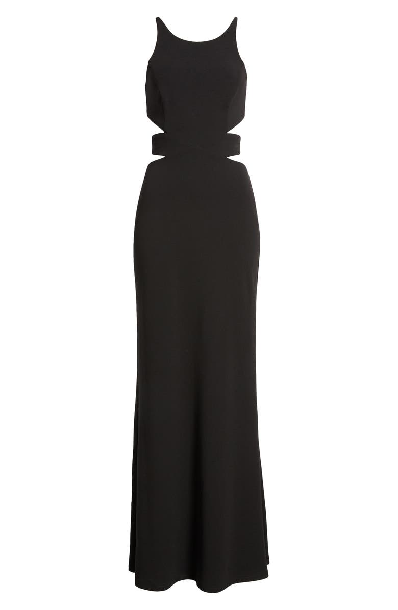 Lulus Cutout Cocktail Dress, Alternate, color,