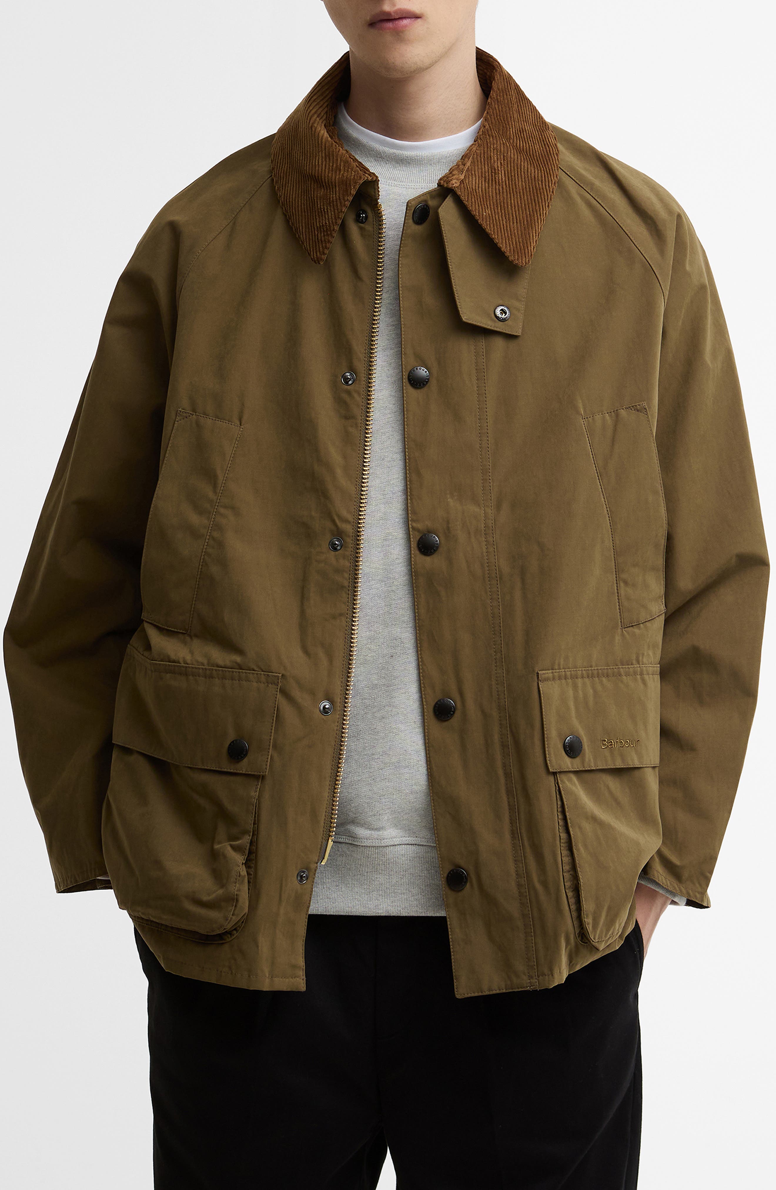 Oversize Peached Bedale Casual Jacket