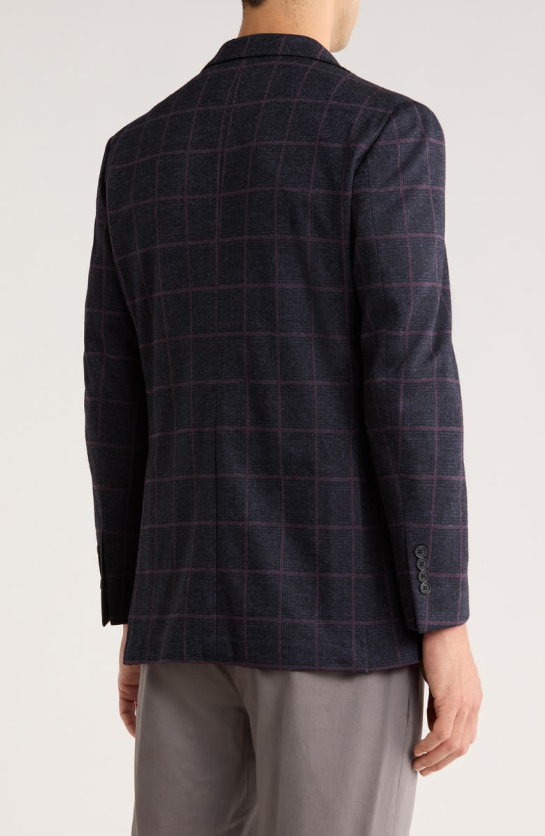 Brooks Brothers Windowpane Blazer, Alternate, color, Navy