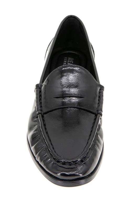 Reaction Kenneth Cole Zoila Penny Loafer In Black