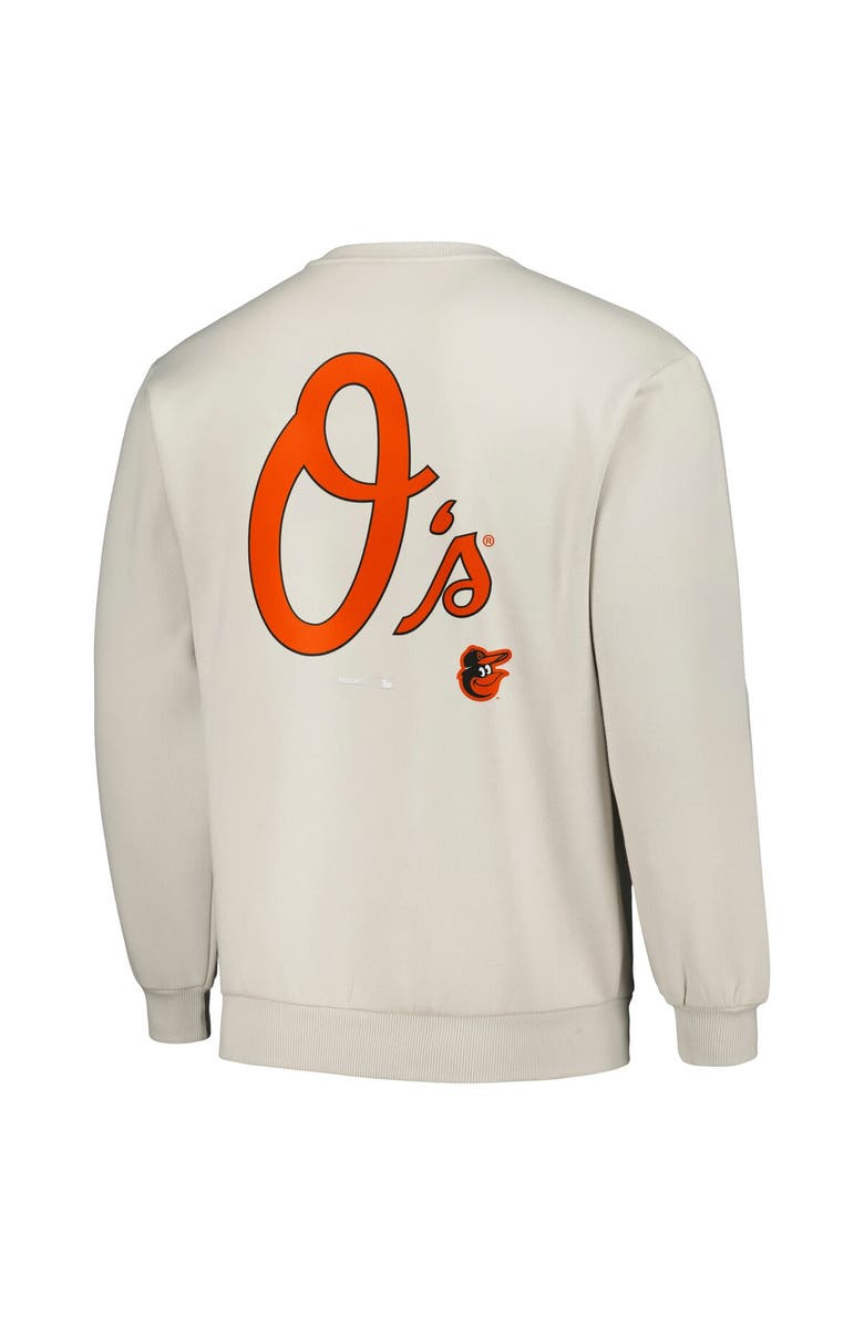 PLEASURES Men's PLEASURES Gray Baltimore Orioles Ballpark Pullover Sweatshirt, Alternate, color, 