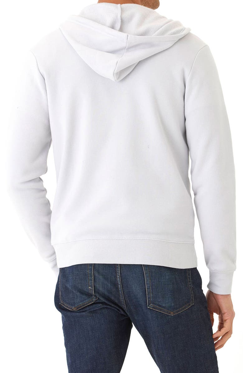 Threads 4 Thought Jordyn Mineral Wash Cotton Blend Fleece Zip Hoodie, Alternate, color, Seamist