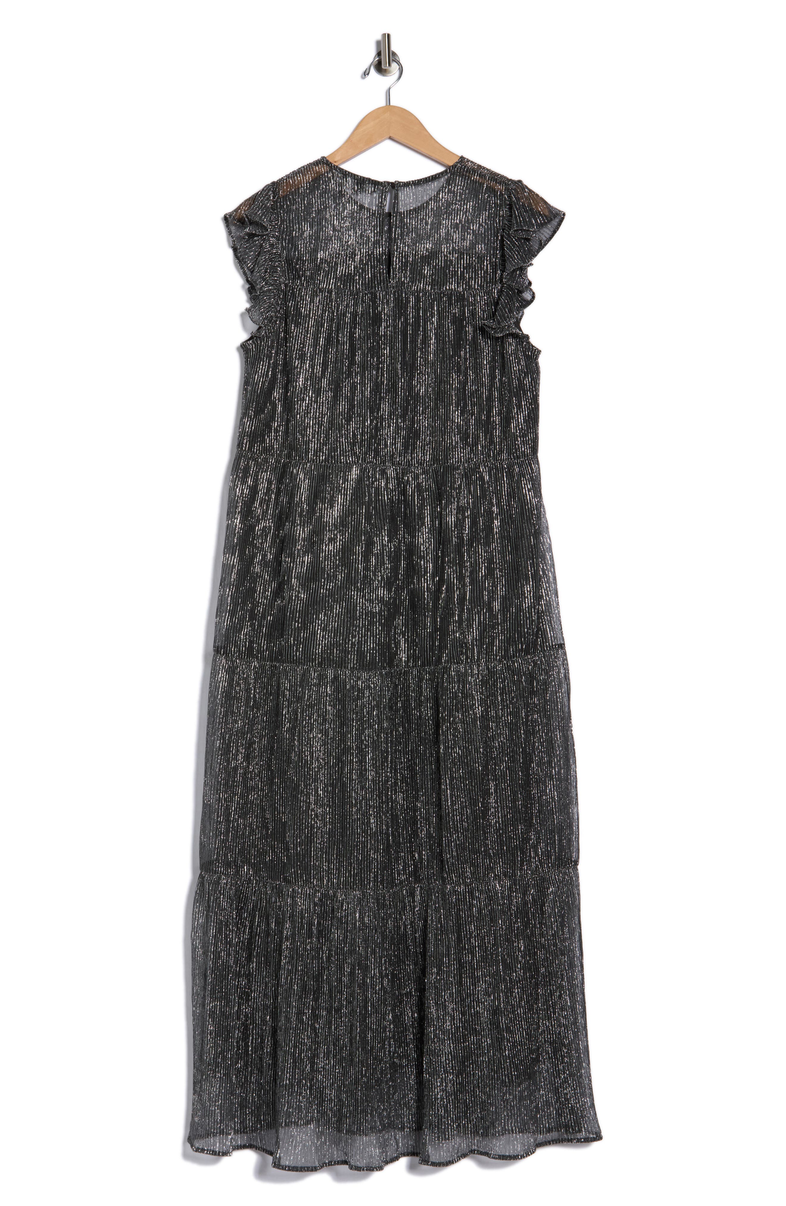 Tiered Pleated Maxi Dress - image 2