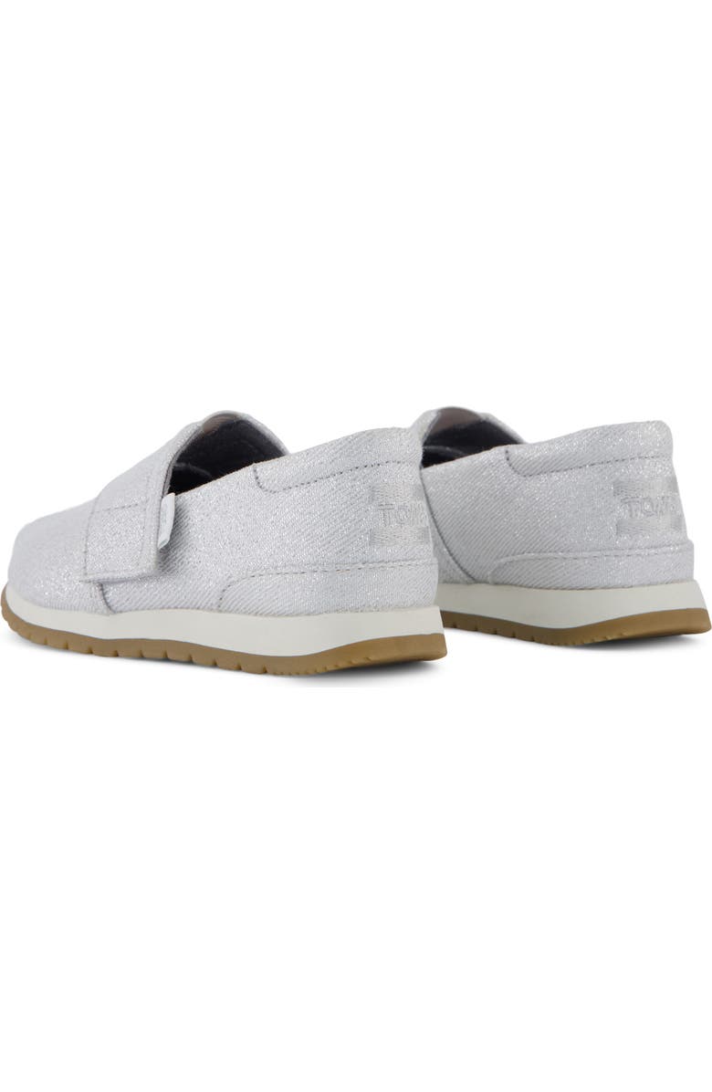 TOMS Kids' Alpargata Sneaker, Alternate, color, Silver