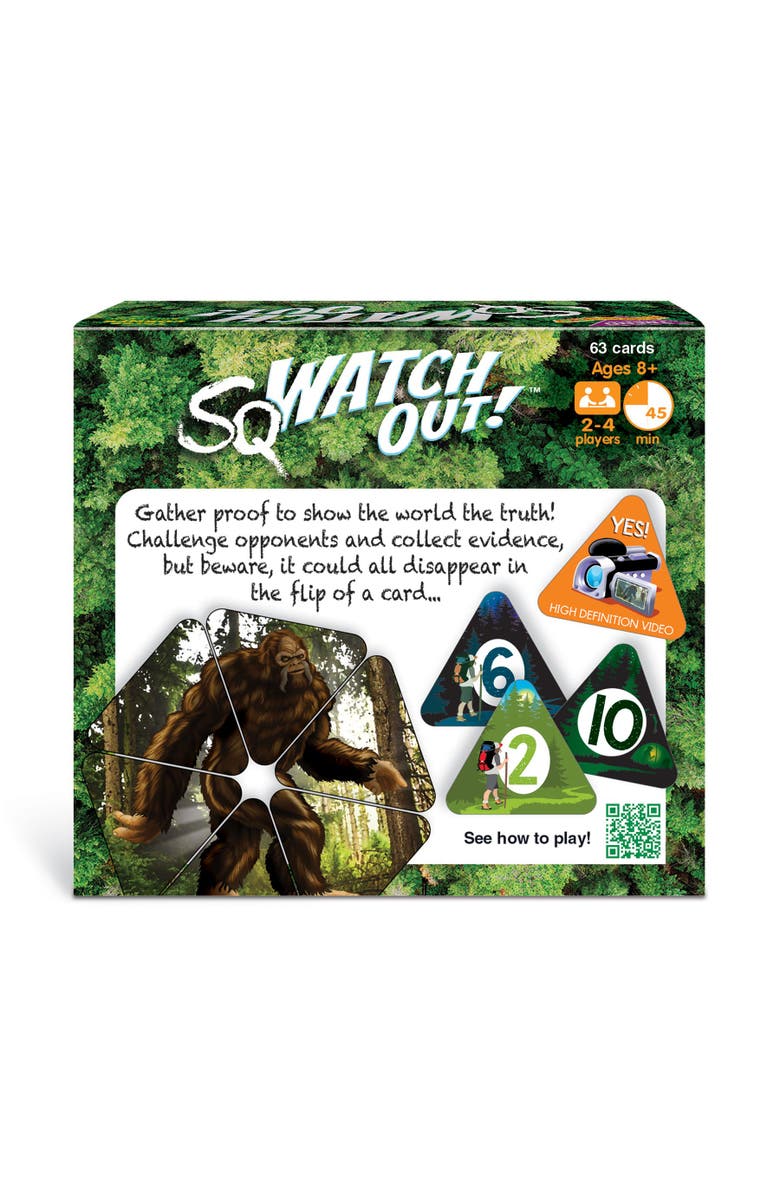 TREND Enterprises Sqwatch Out! Three Corner Card Game, Alternate, color, Multicolored