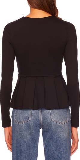 Susana Monaco Peplum Top shops