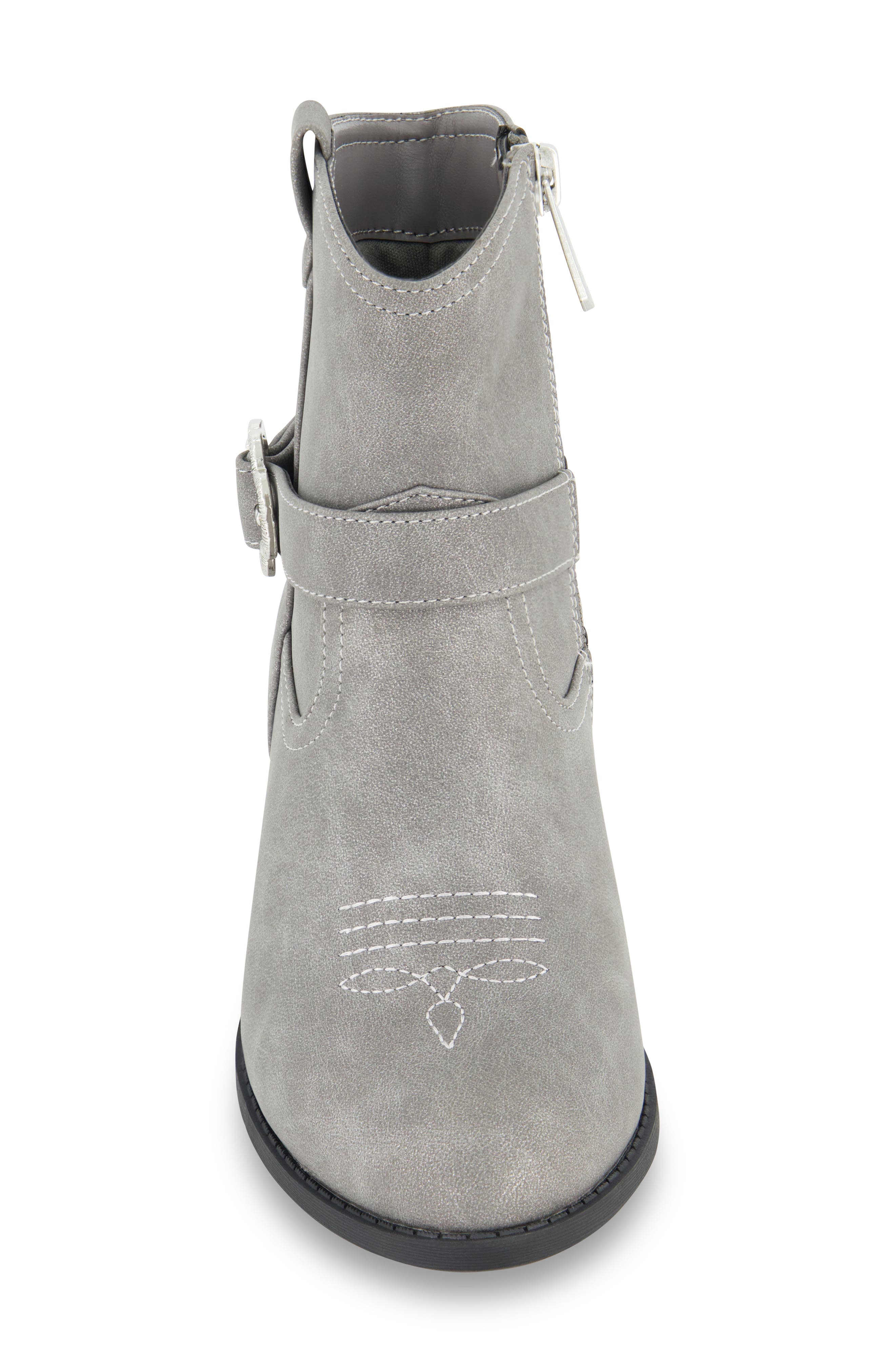 SAM & LIBBY Kids' Westy Carla Cowboy Boot, Alternate, color, Grey