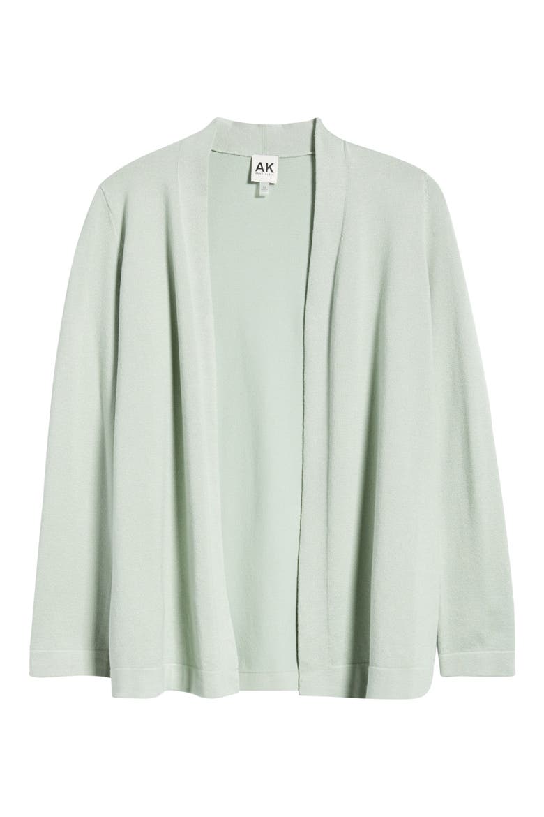 Chatham Open Front Cardigan, Alternate, color, SOFT ALOE