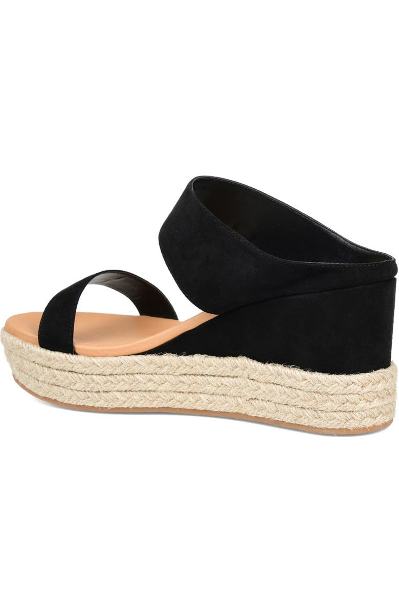 Journee Collection Alissa Espadrille Platform Slide Sandal, Alternate, color,