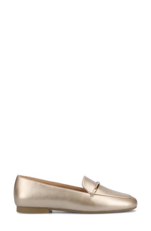 Shop Journee Collection Tru Comfort Foam Wrenn Flat In Champagne