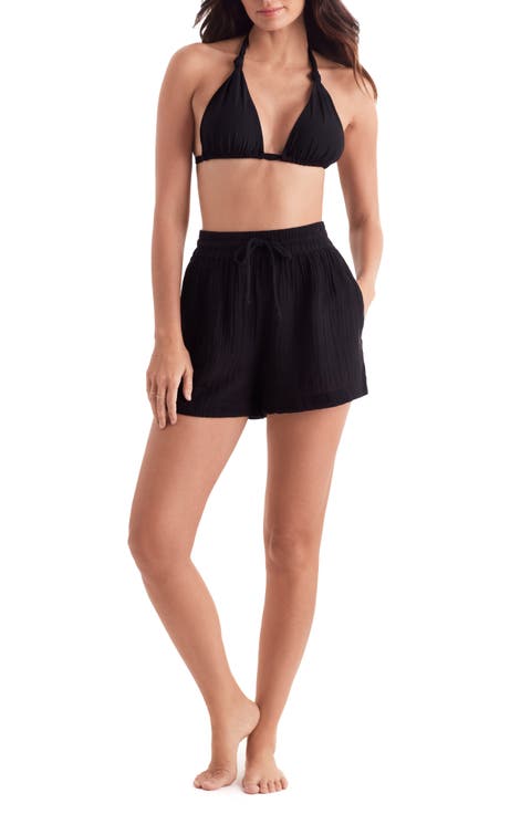 Vista Double Gauze Cover-Up Shorts