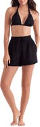 Mimi Flamingo Vista Double Gauze Cover-Up Shorts