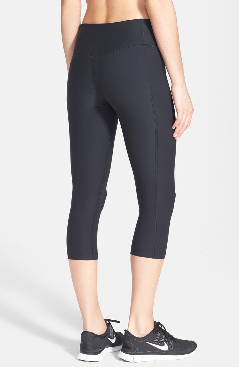 Nike 'Legend' Dri-FIT Logo Capris, Alternate, color,