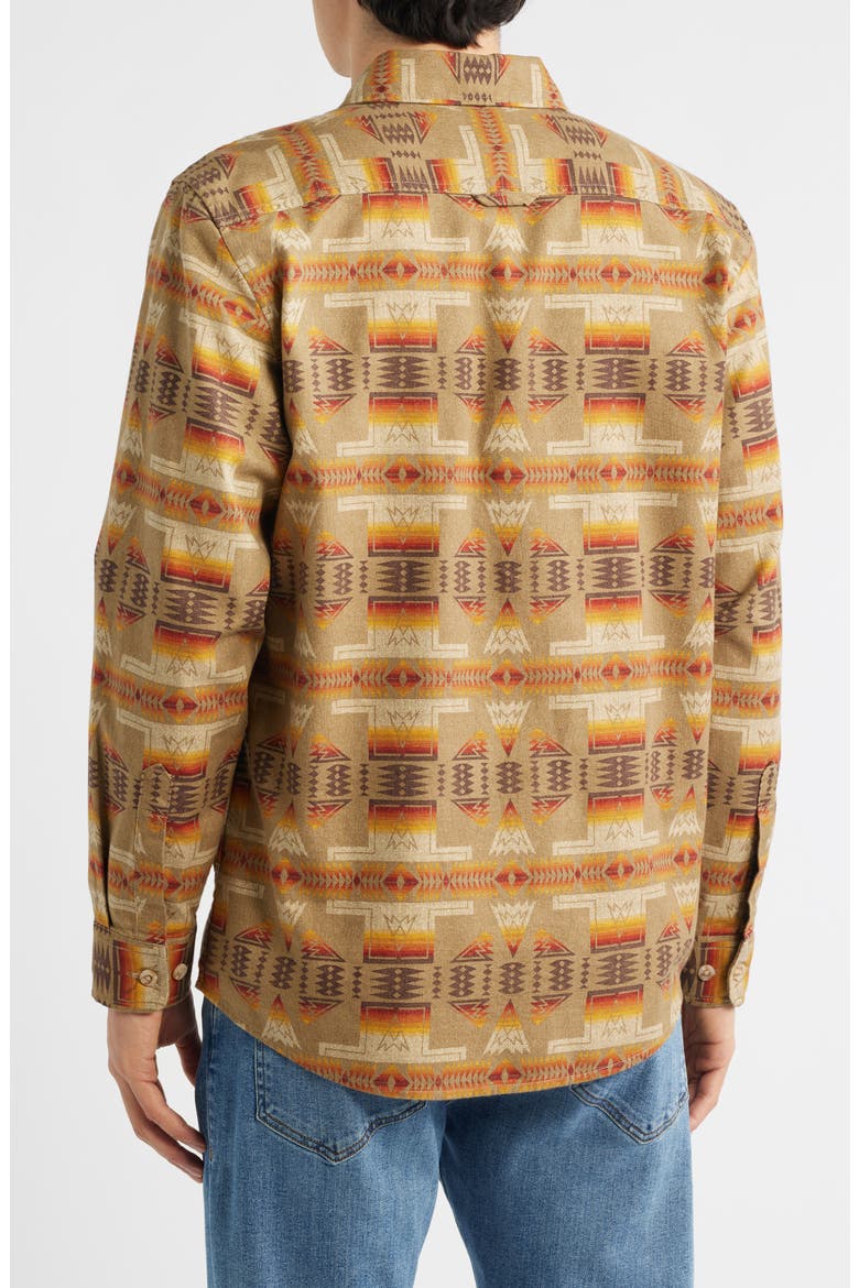 Tanner Twill Button-Up Shirt, Alternate, color, PONDEROSA TAN