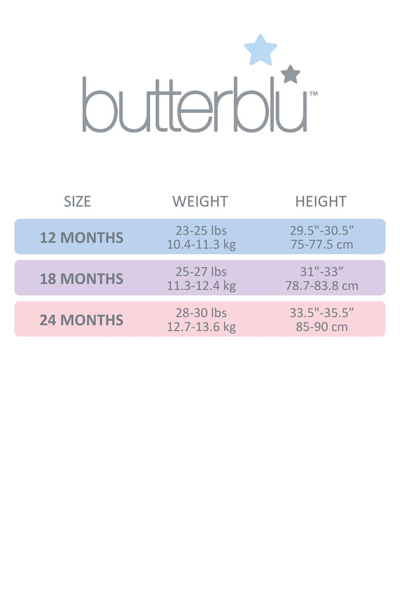 BUTTERBLU Cruz One-Piece Fitted Organic Cotton Footie Pajamas, Alternate, color,