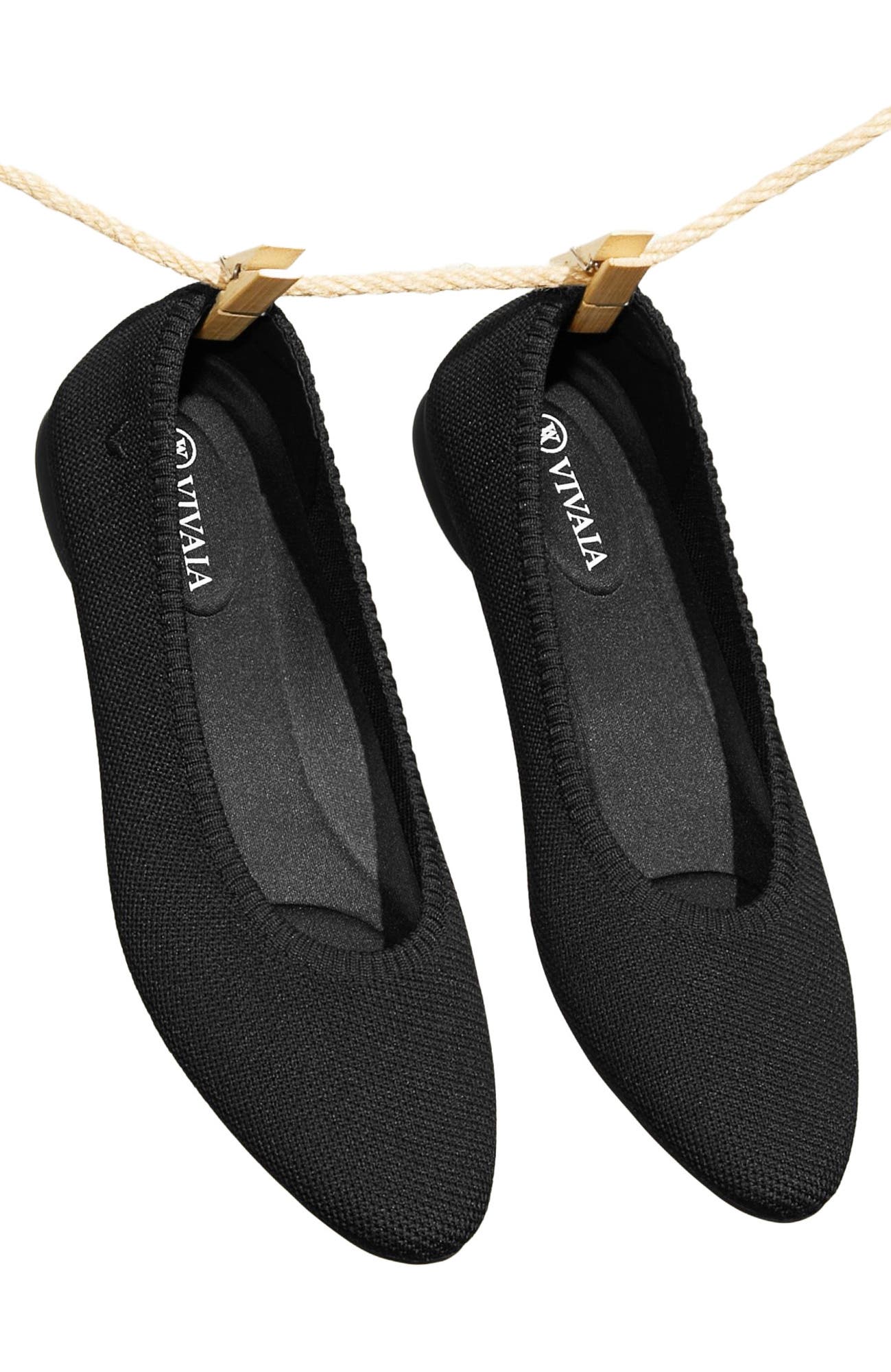 VIVAIA Almond-Toe Ballet Flats, Alternate, color, 