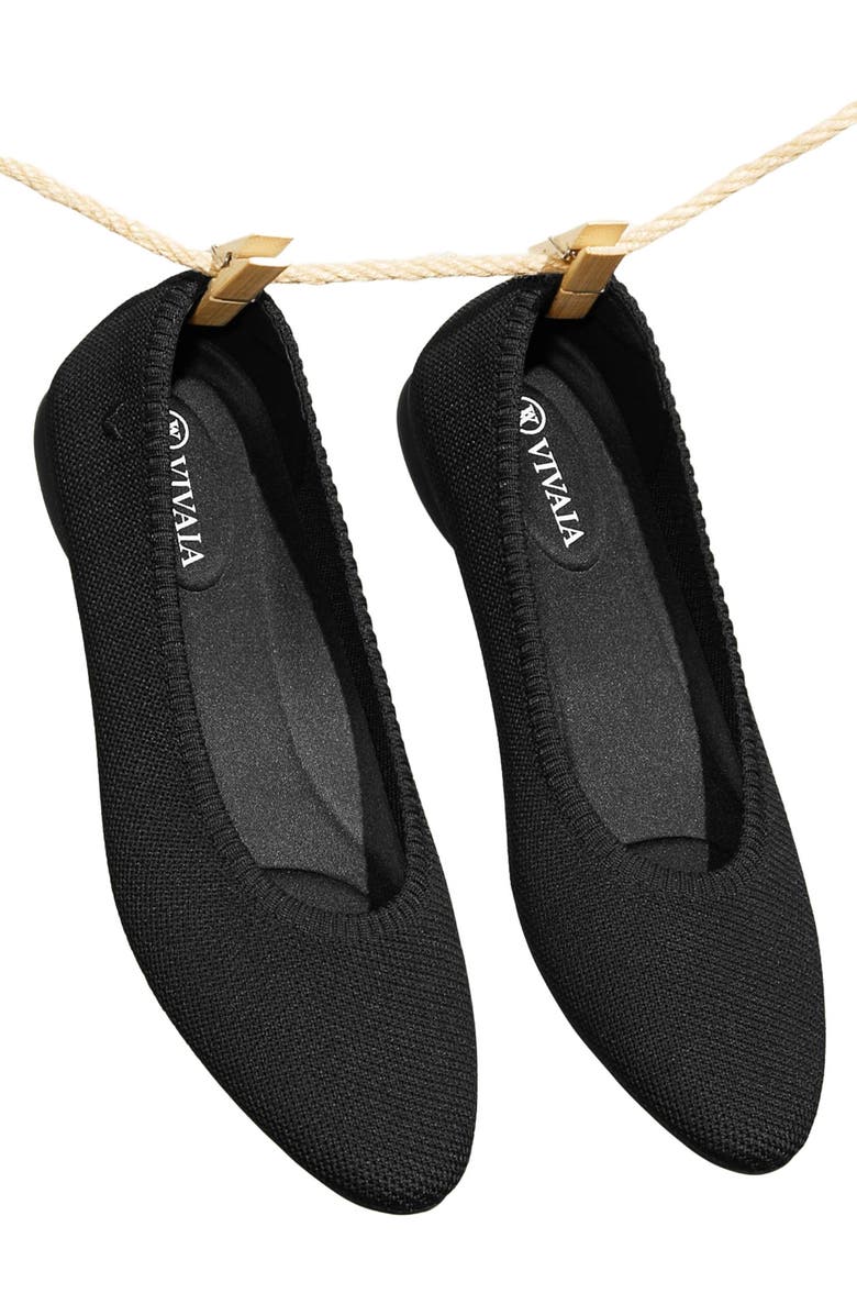 VIVAIA Almond-Toe Ballet Flats, Alternate, color,