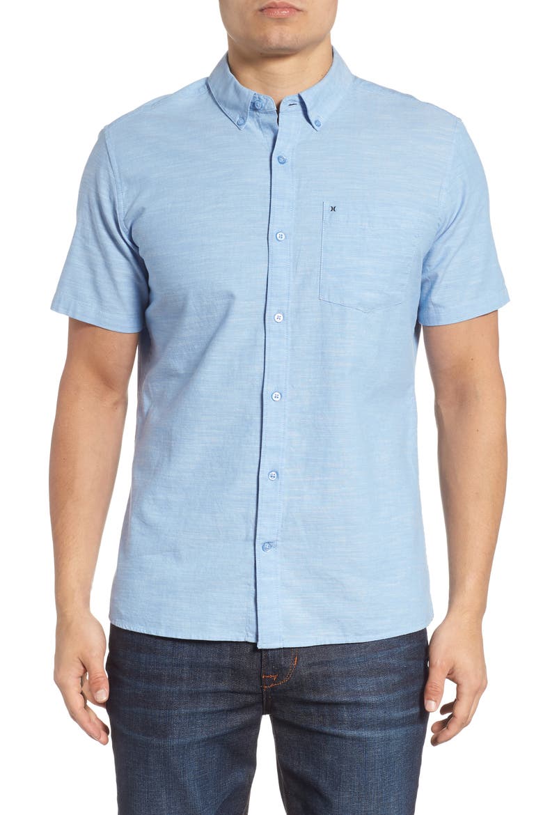 One & Only 2.0 Woven Shirt, Main, color, BLUE OXFORD