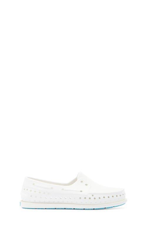 Native Shoes Kids' Howard Sugarlite Slip-on Sneaker In Shlwht/shlwht/srfrspckrb