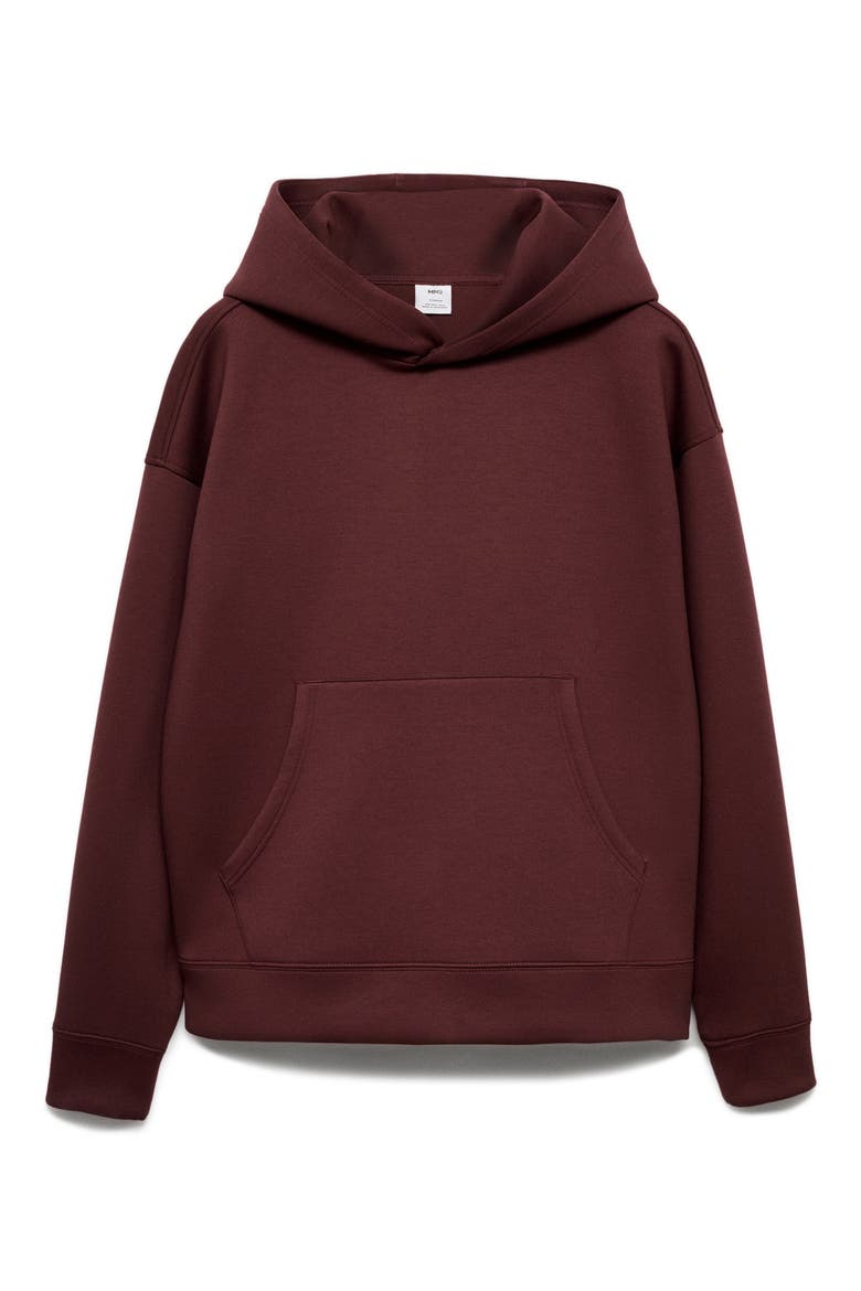Relaxed Fit Hoodie, Alternate, color, BURGUNDY