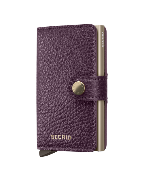 Secrid Miniwallet Pebble In Grape