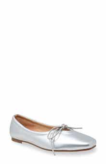 CHASE AND CHLOE Tie Ballerina Flat