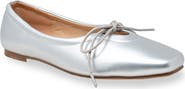 CHASE AND CHLOE Tie Ballerina Flat