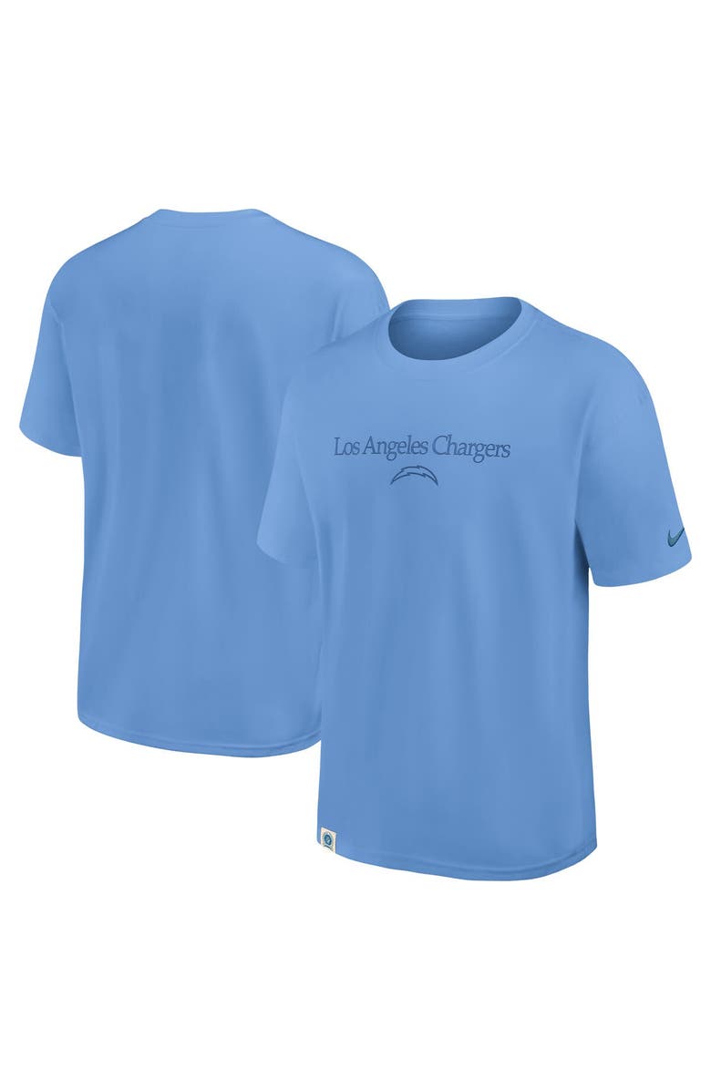 Nike Men's Nike Powder Blue Los Angeles Chargers Glory Max90 T-Shirt, Main, color, Powder Blue