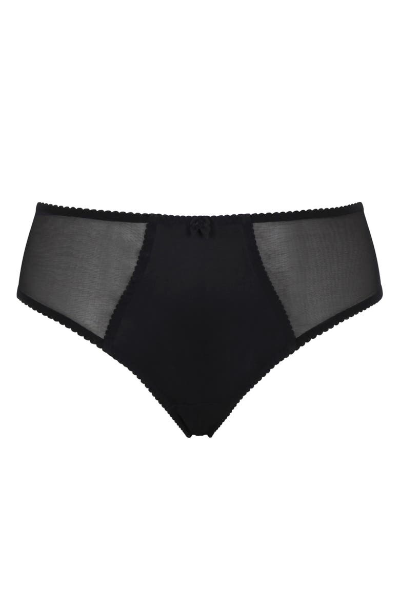 Panache Liberty Cheeky Briefs, Main, color, Black