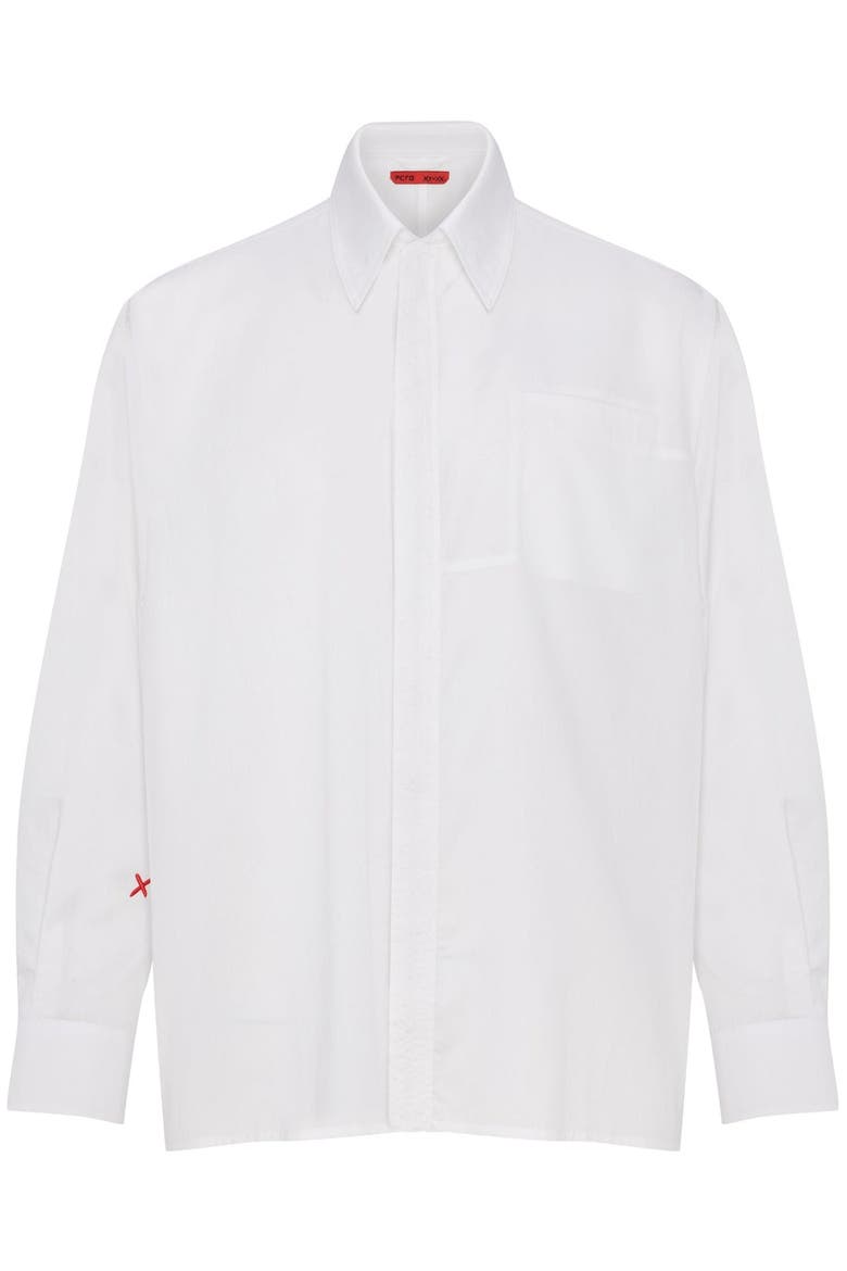 Daydreamers White Striped Woven Shirt, Main, color, grey