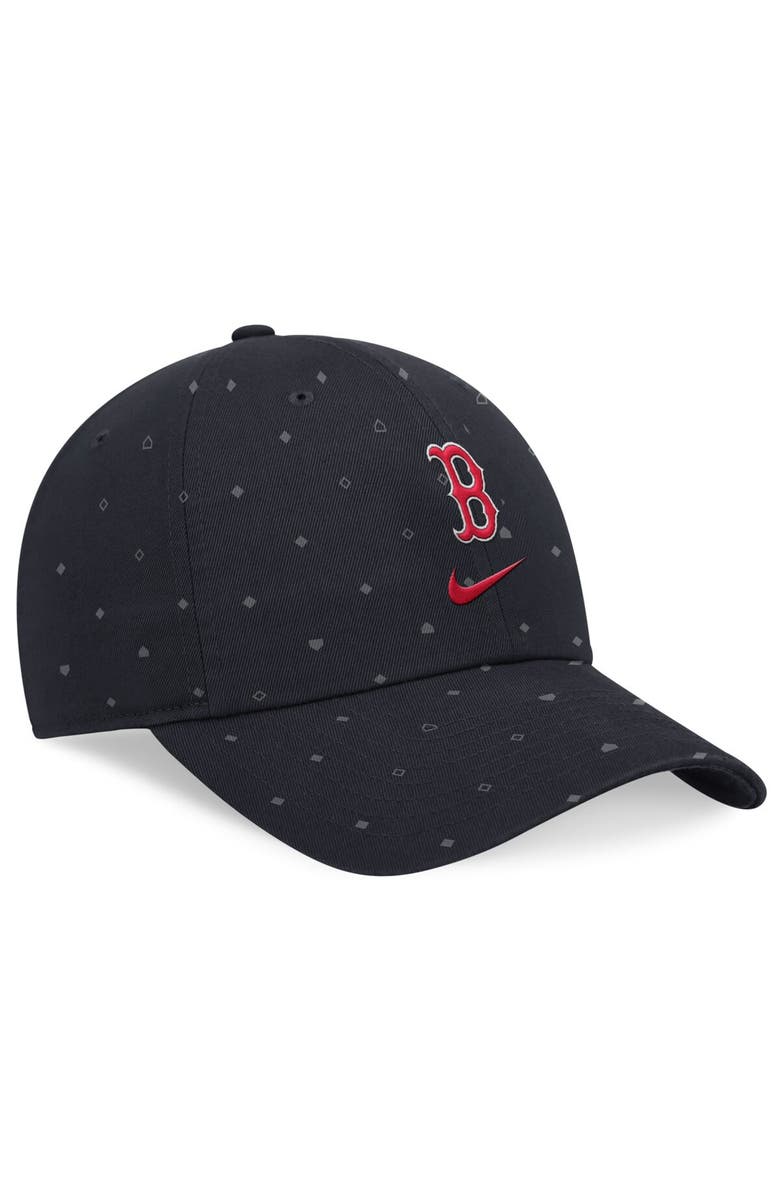 Nike Men's Nike Navy Boston Red Sox Primetime Print Club Adjustable Hat, Alternate, color, Navy