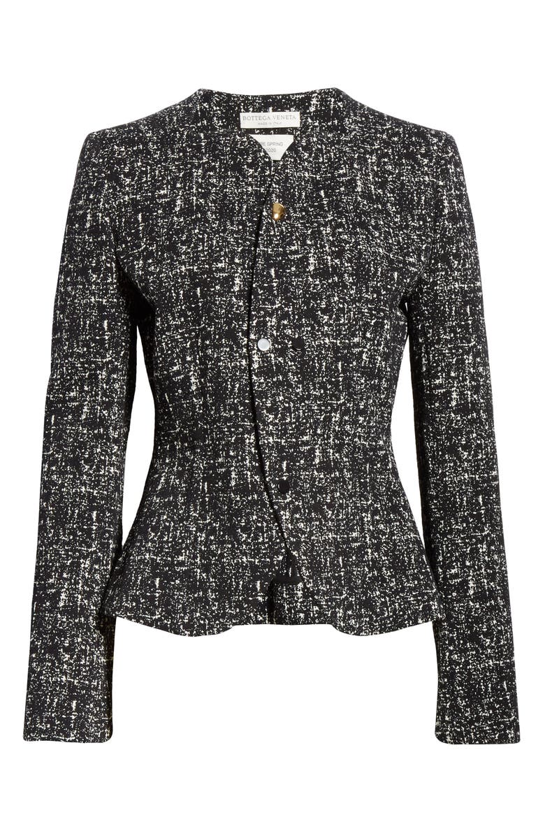 Bottega Veneta Tweed Jacket, Alternate, color,