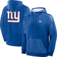 FANATICS Men's Fanatics Royal New York Giants Checkdown Pass Full-Zip Hoodie