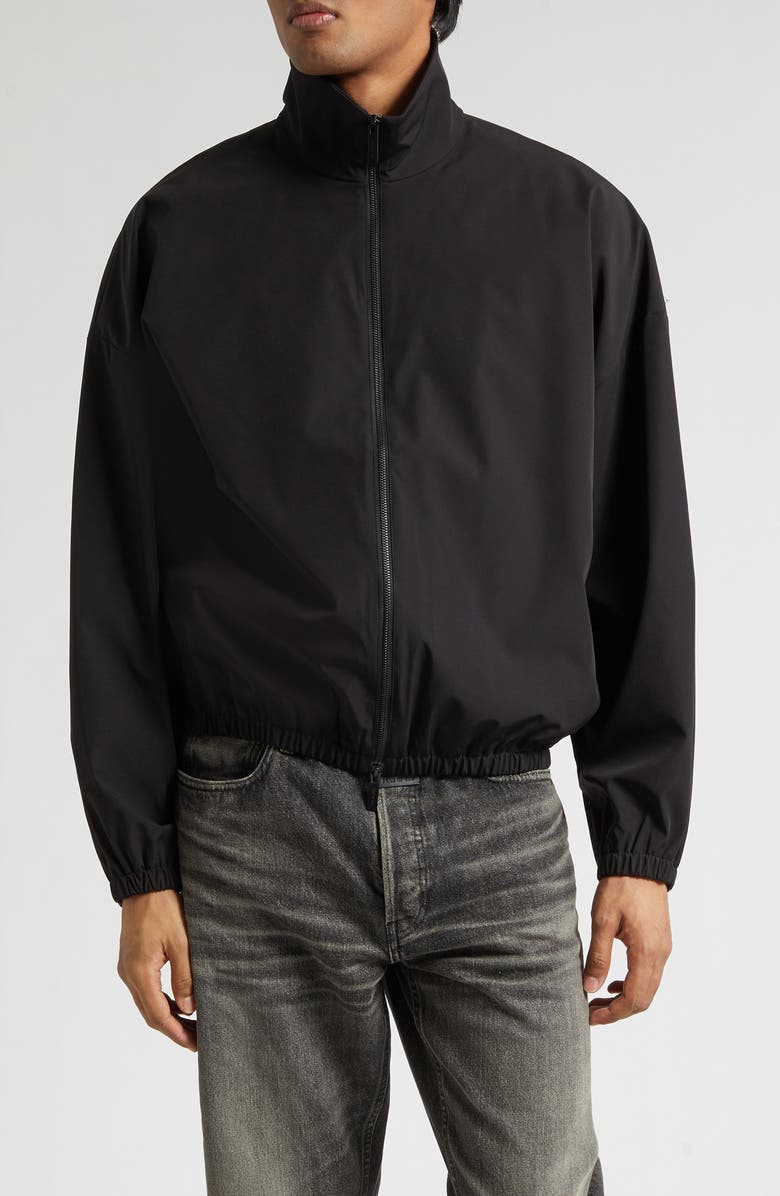 Fear of God Relaxed Track Jacket, Main, color, Black Black