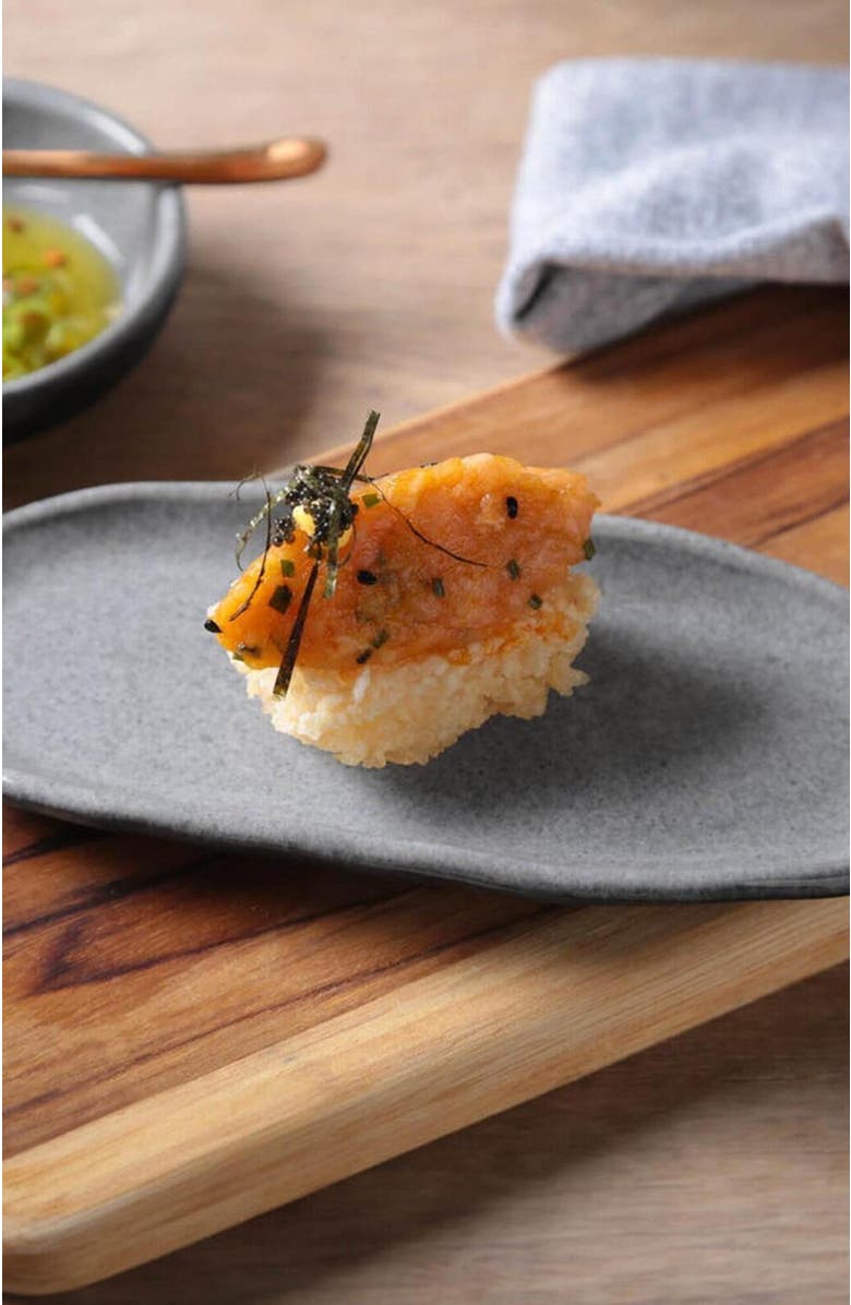 Porto Brasil Shallow Organic Oval Platter Mini Set of 4, Alternate, color, Dust