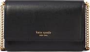 Kate Spade New York morgan leather wallet on a chain
