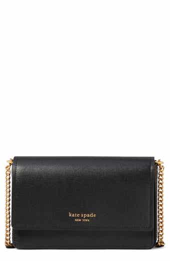 Kate Spade New York morgan leather wallet on a chain