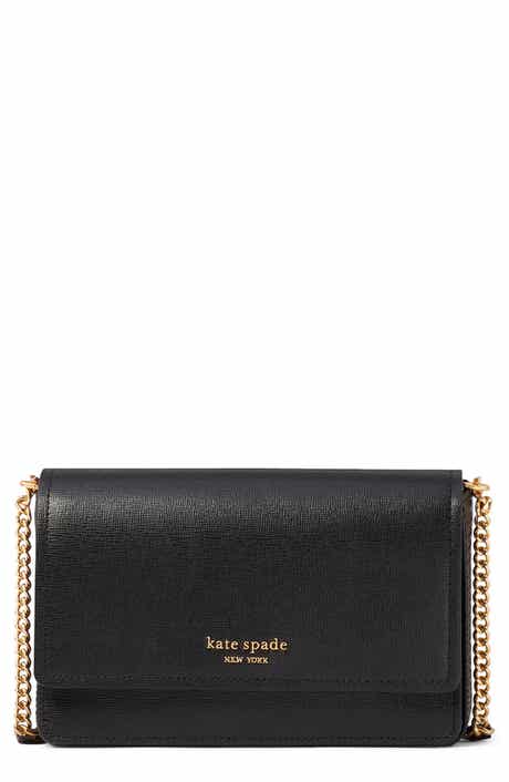 Kate Spade New York morgan leather wallet on a chain