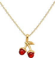 MADE BY MARY Cherry Charm Necklace