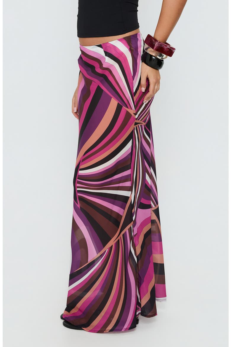 Lucidia Maxi Skirt, Alternate, color, PINK RETRO