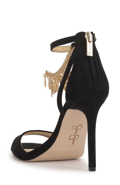 Jessica Simpson Jetser Chain Ankle Strap Sandal In Black