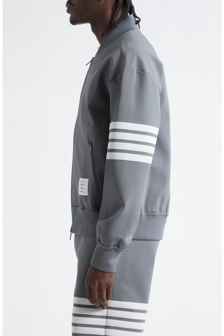 4-Bar Tech Bomber, Alternate, color, MEDIUM GREY
