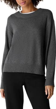 Eileen Fisher Organic Cotton & Recycled Cashmere Crewneck Sweater