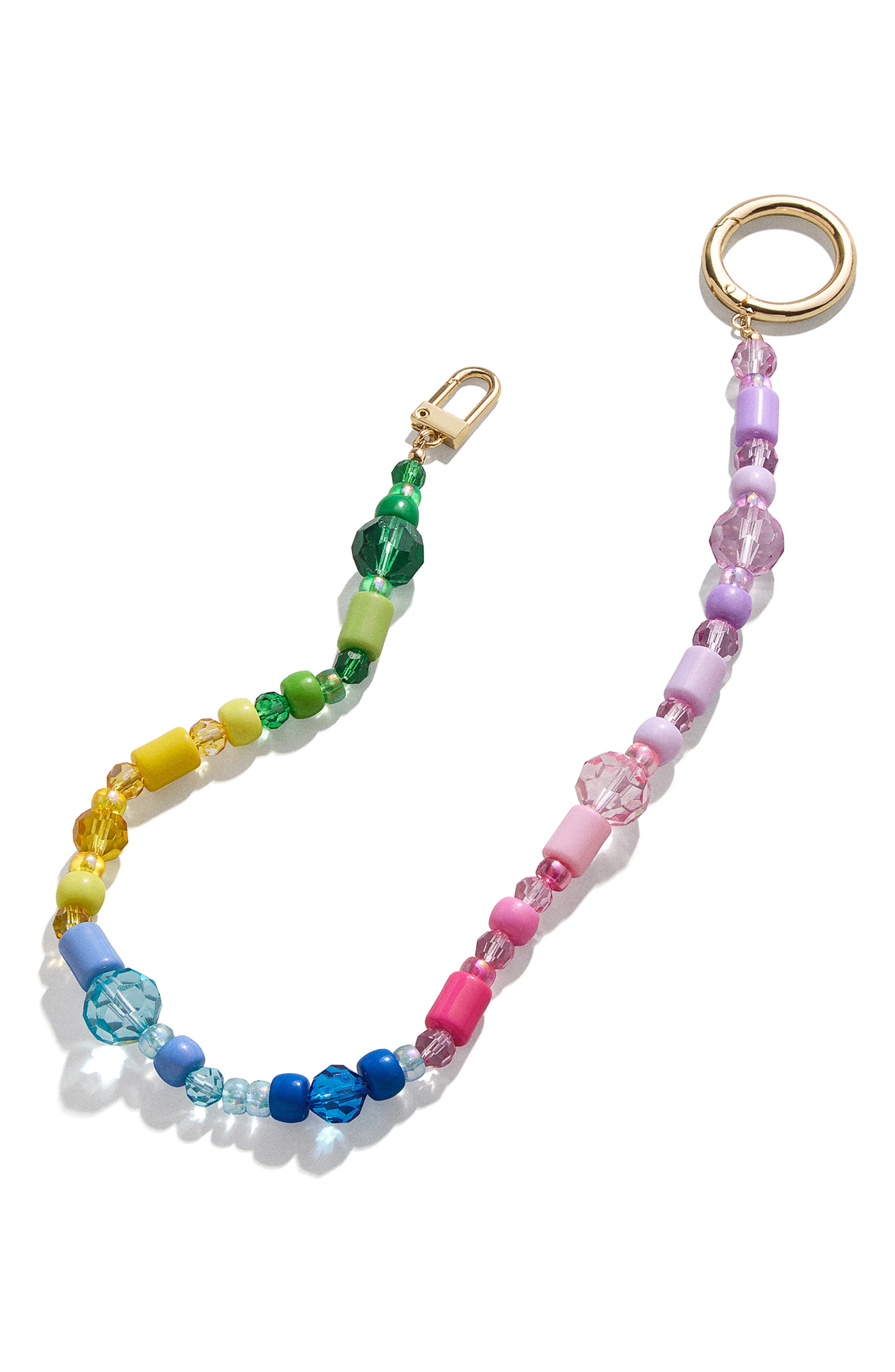 BaubleBar On the Bright Side Beaded Bag Charm, Main, color, Multi
