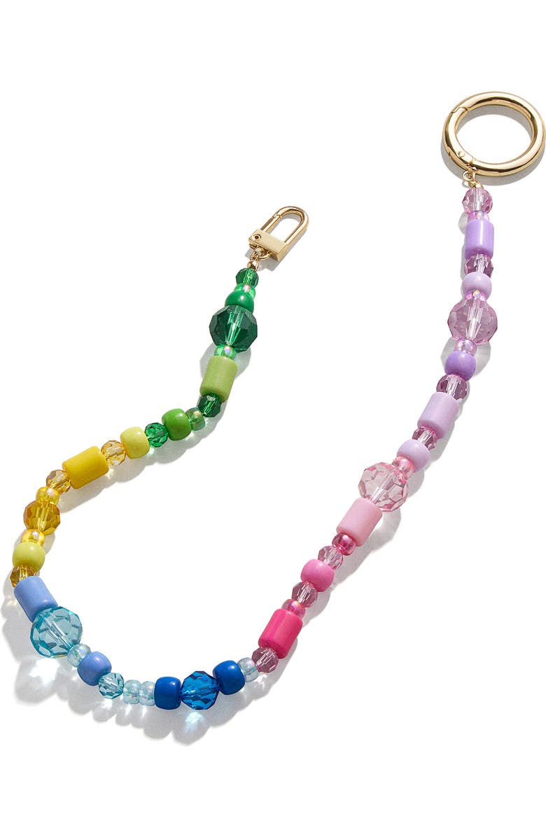BaubleBar On the Bright Side Beaded Bag Charm, Main, color, Multi