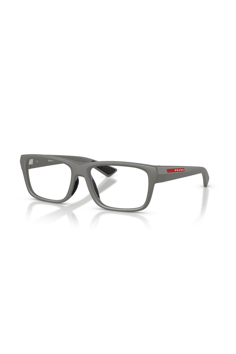 56mm Rectangle optical glasses, Main, color, Grey
